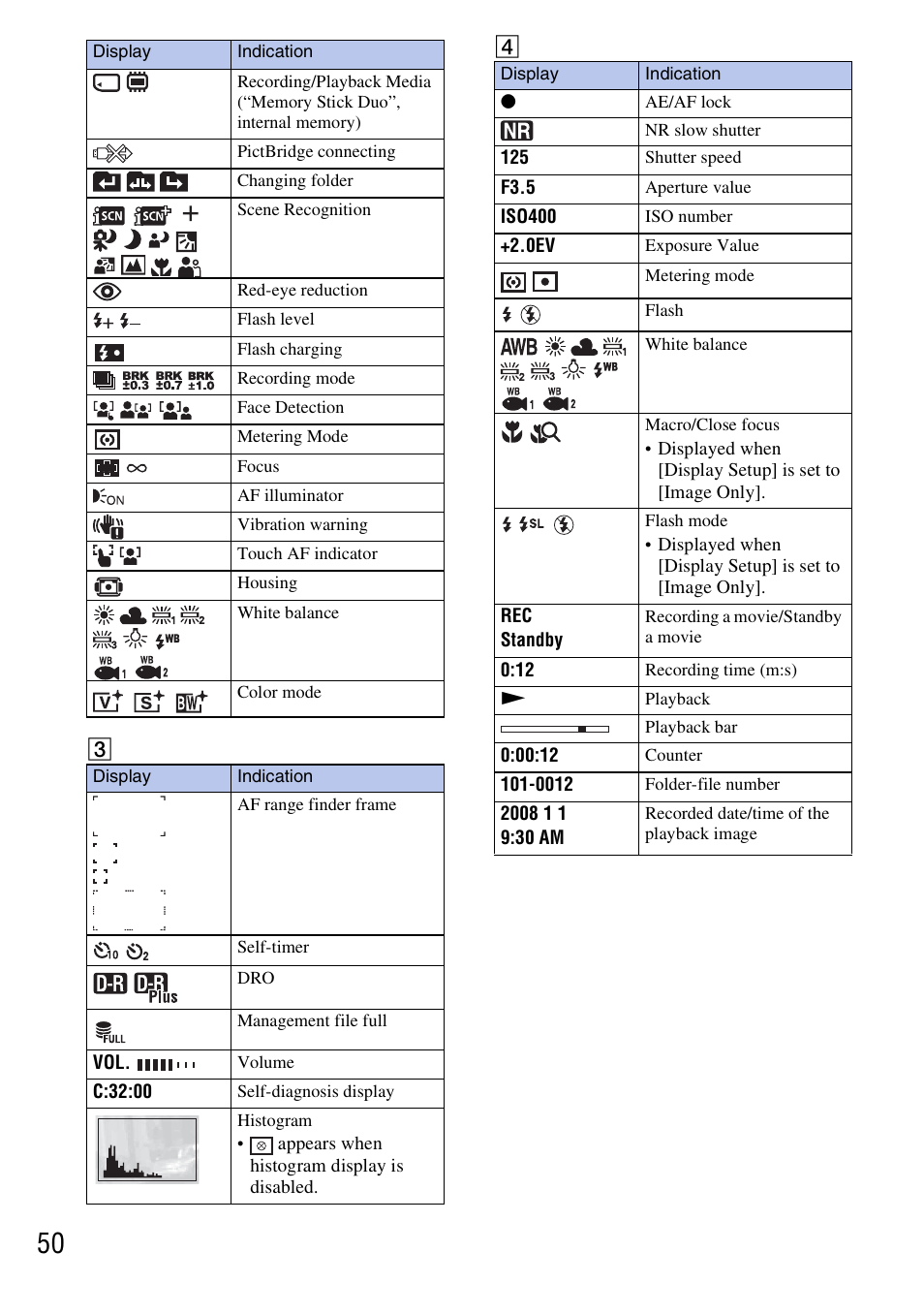 Sony DSC-T77 User Manual | Page 50 / 108