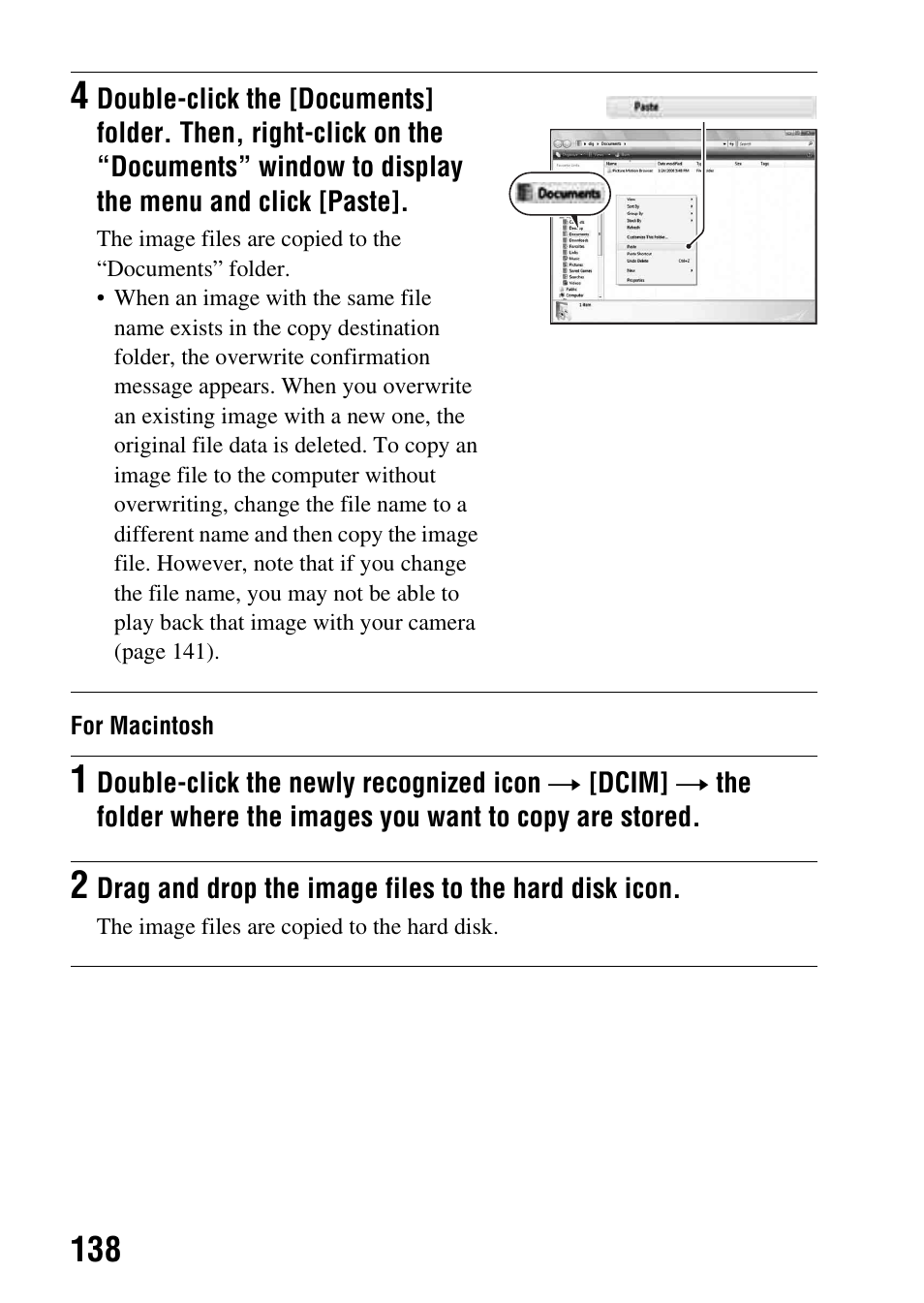 Sony DSLR-A850 User Manual | Page 138 / 171