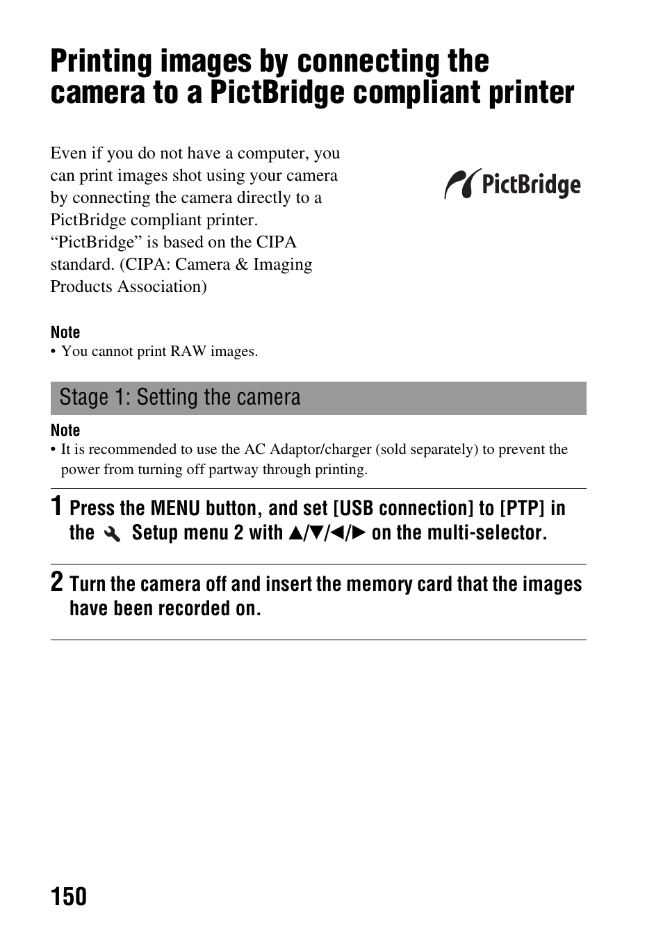 Printing images, Compliant printer | Sony DSLR-A850 User Manual | Page 150 / 171