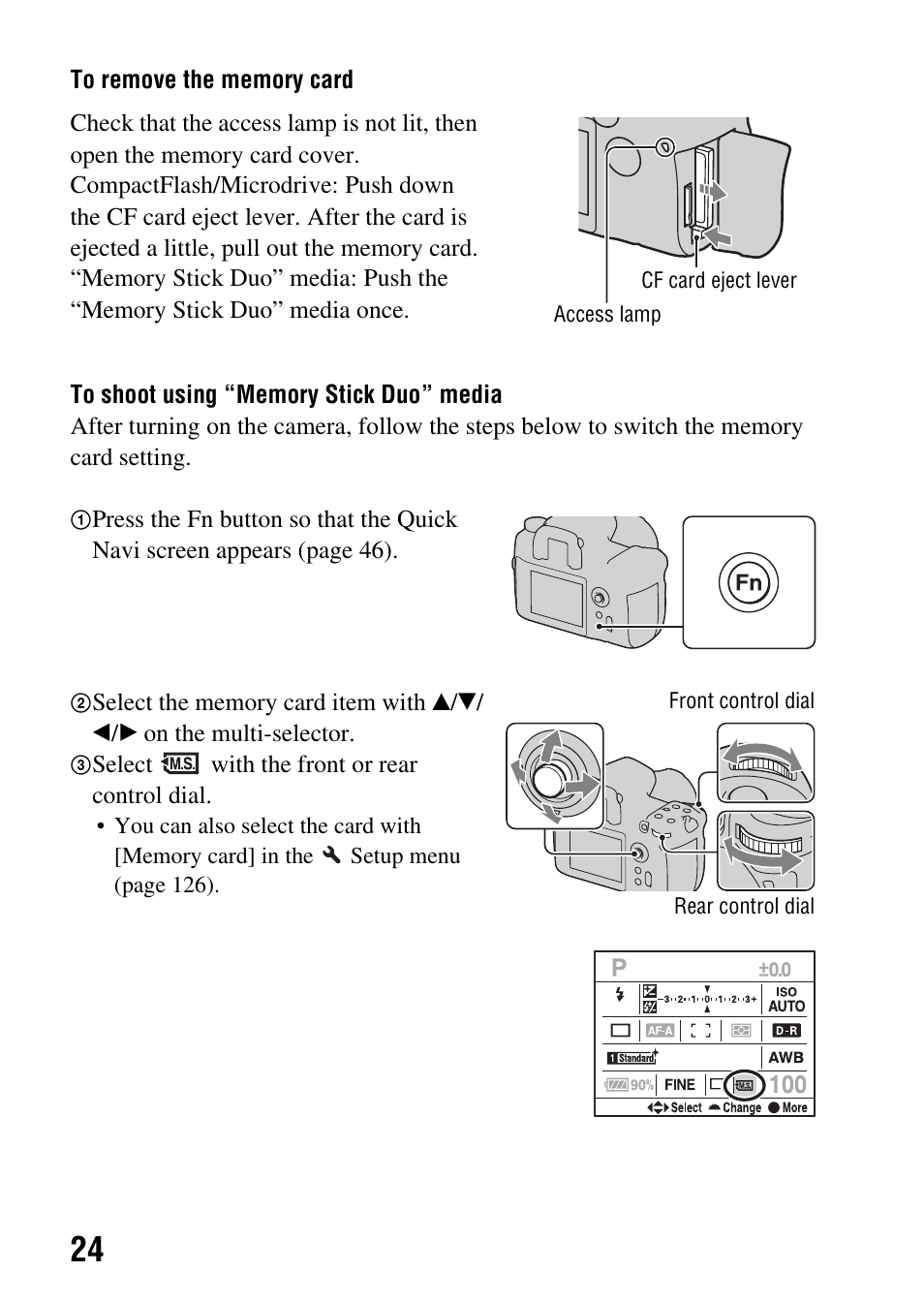 Sony DSLR-A850 User Manual | Page 24 / 171