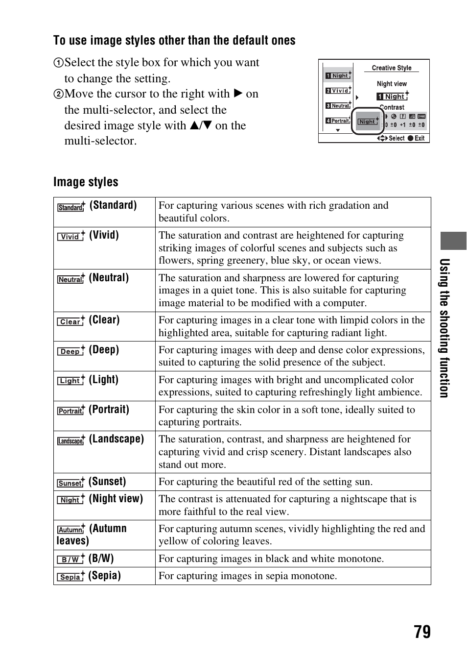 Sony DSLR-A850 User Manual | Page 79 / 171