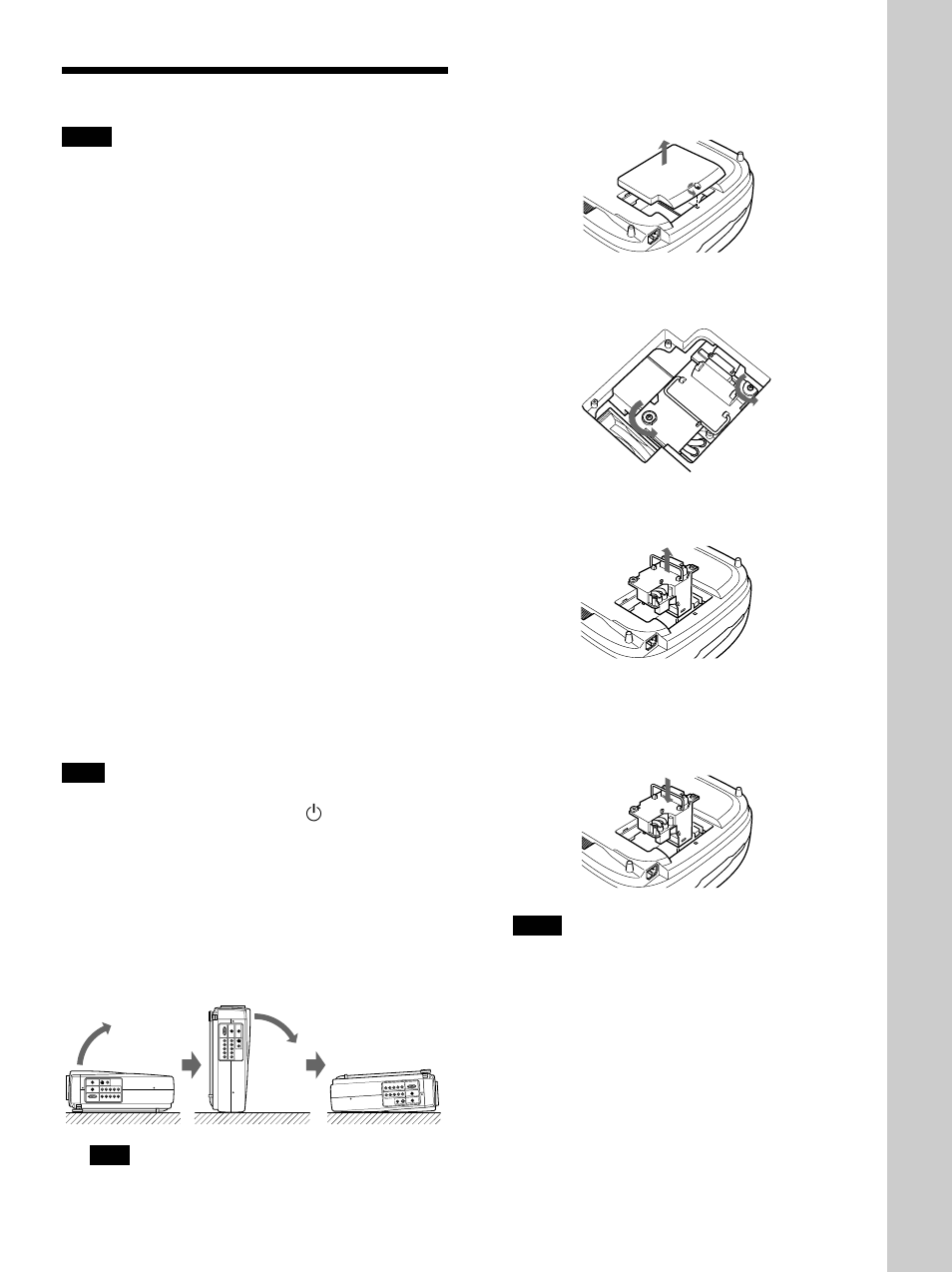 Mantenimiento, Sustitución de la lámpara | Sony VPL-VW11HT User Manual | Page 115 / 124