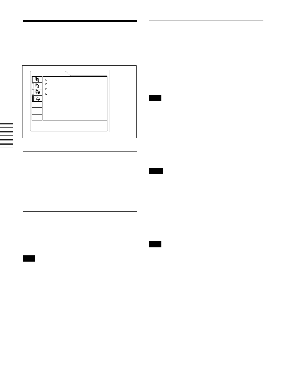 The install setting menu | Sony VPL-VW11HT User Manual | Page 28 / 124