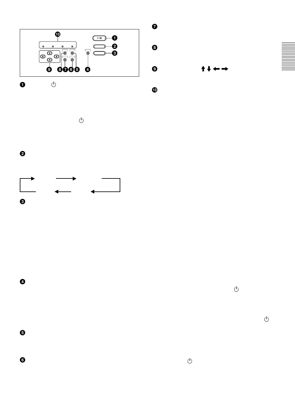 Panneau de commande | Sony VPL-VW11HT User Manual | Page 51 / 124