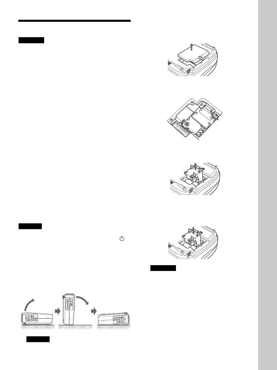 Entretien, Remplacement de la lampe | Sony VPL-VW11HT User Manual | Page 75 / 124