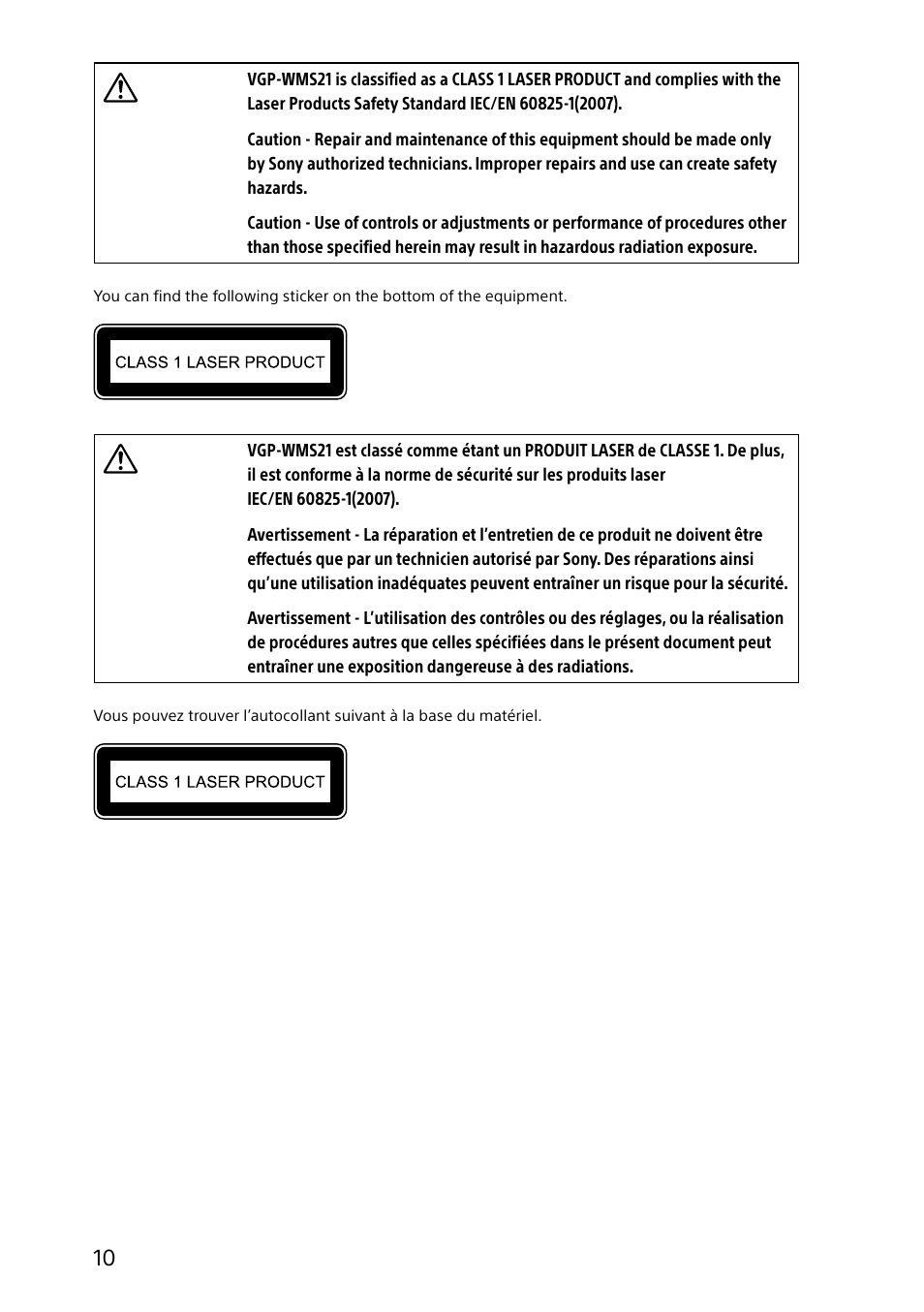 Sony SVJ20235CXW User Manual | Page 10 / 36