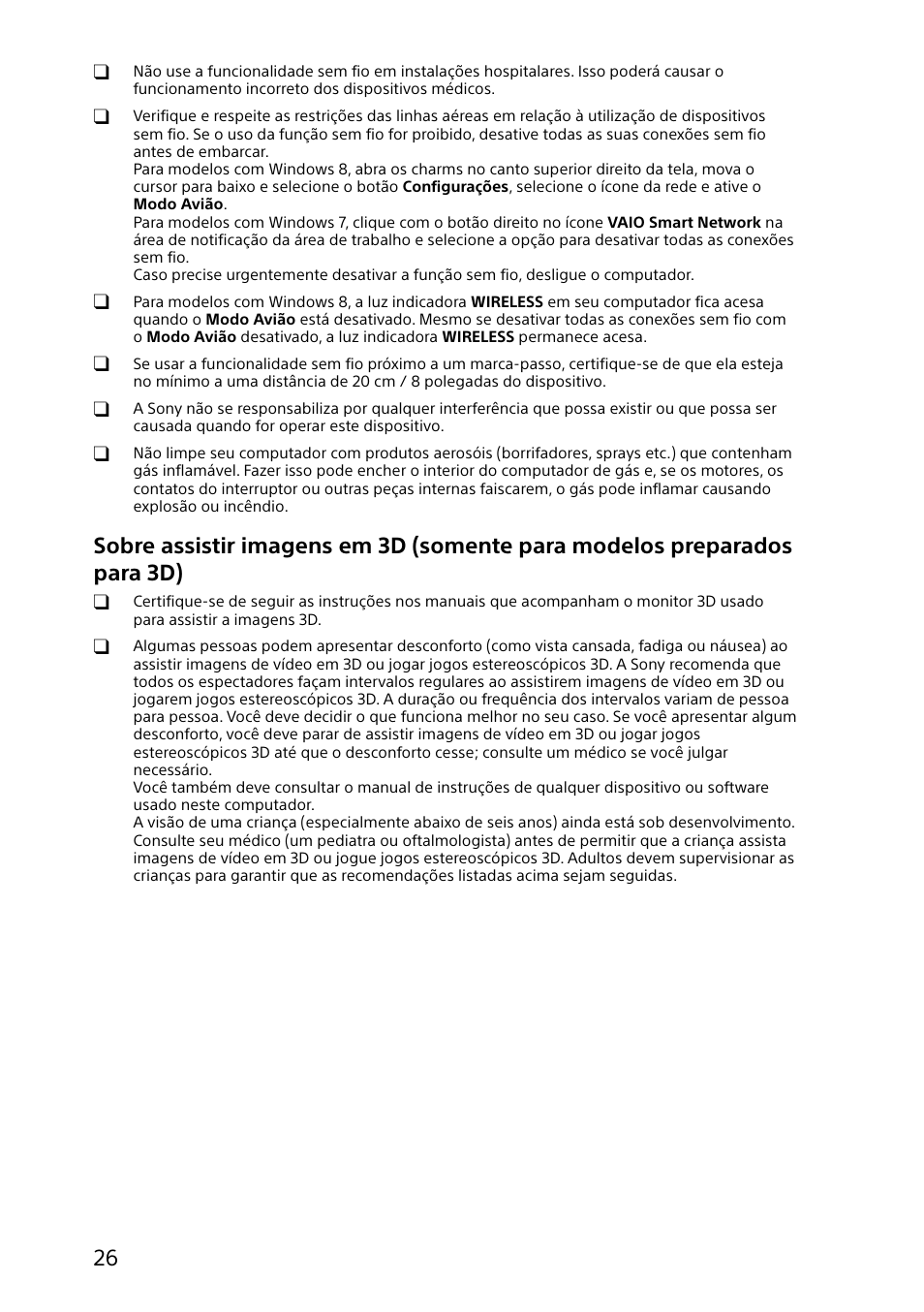 Sony SVJ20235CXW User Manual | Page 26 / 36