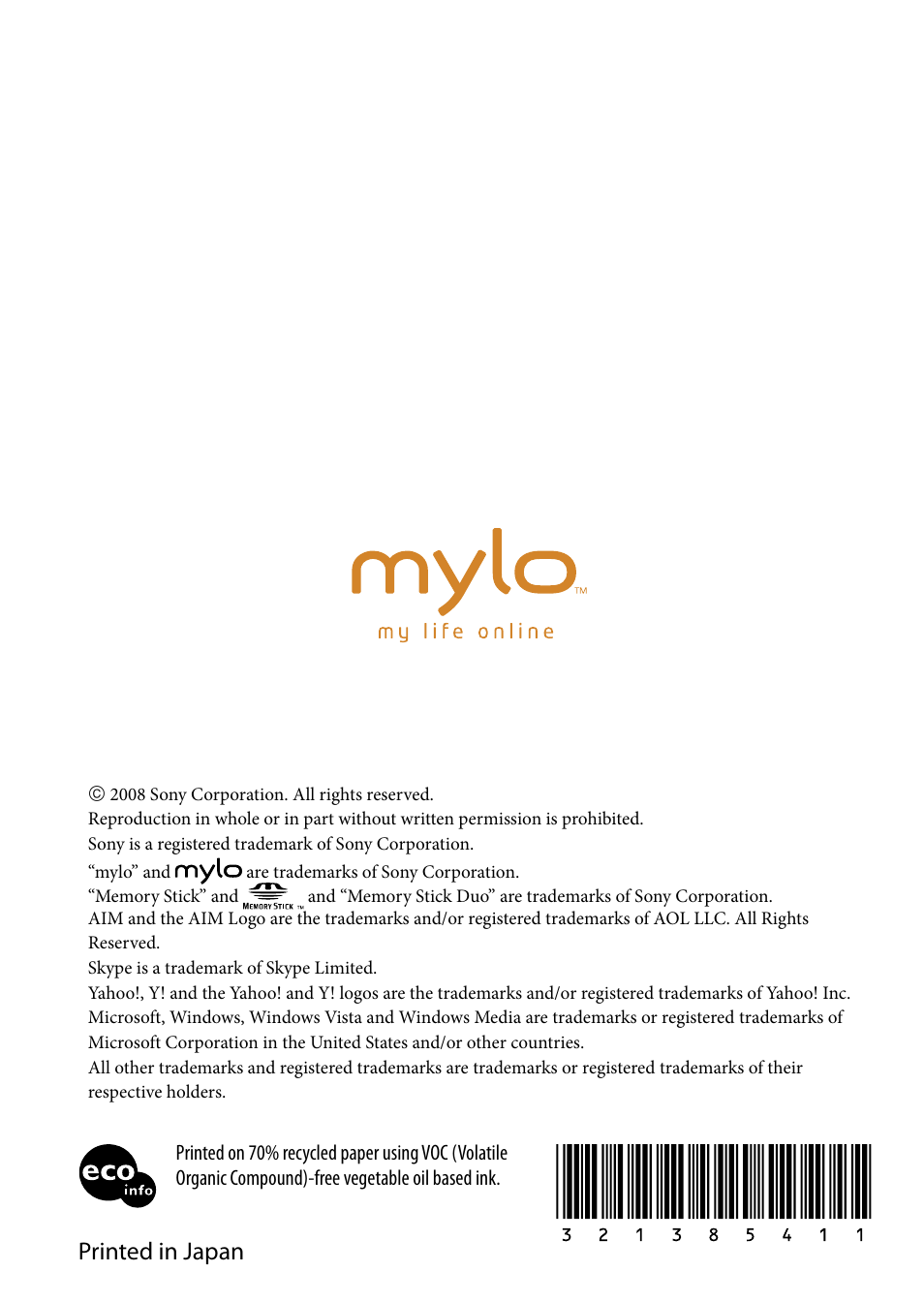 Sony COM-2 User Manual | Page 28 / 28