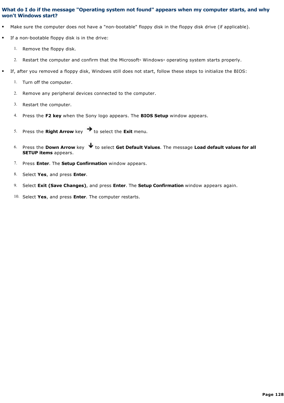 Sony PCG-TR5AP User Manual | Page 128 / 199