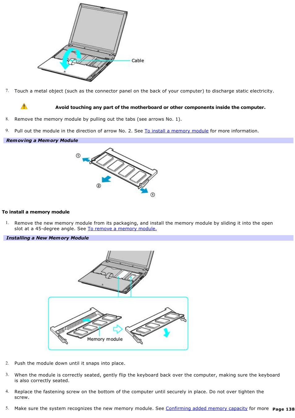Sony PCG-V505DC2P User Manual | Page 138 / 152