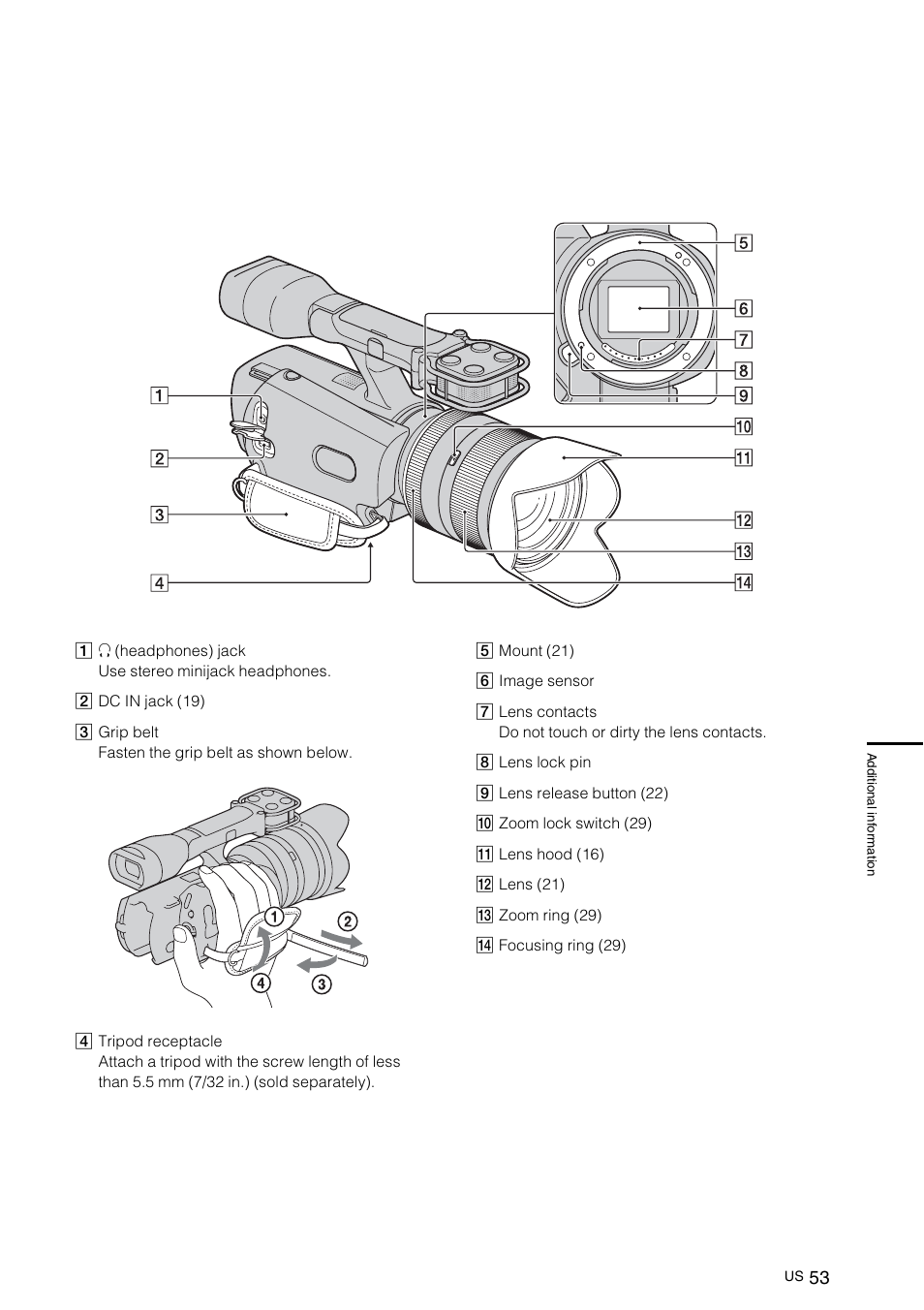 Sony NEX-VG10 User Manual | Page 52 / 161