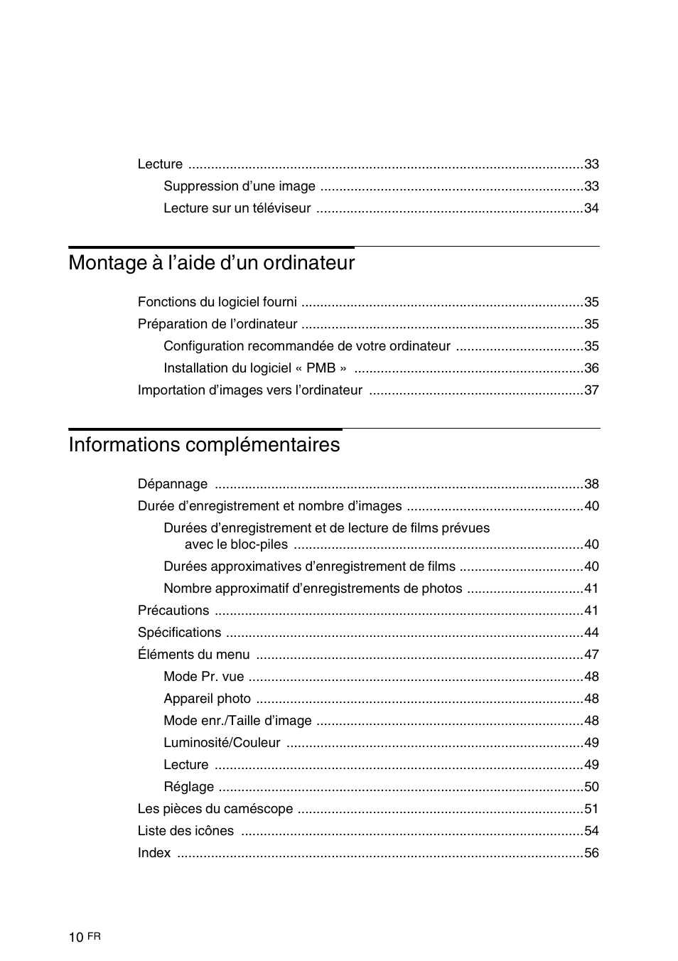 Sony NEX-VG10 User Manual | Page 63 / 161