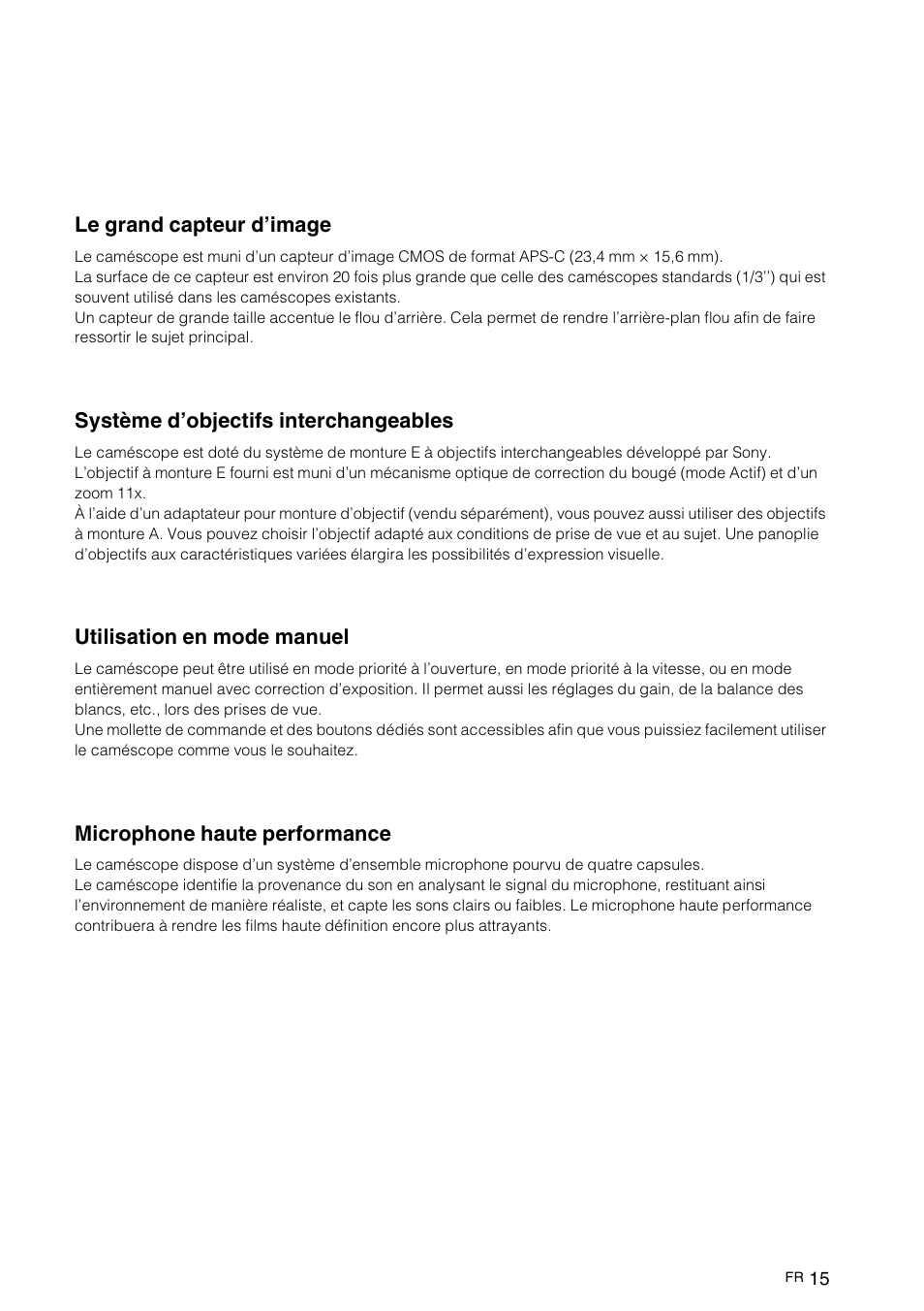 Sony NEX-VG10 User Manual | Page 68 / 161