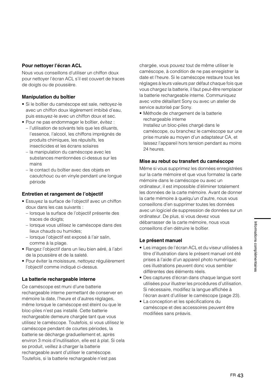 Sony NEX-VG10 User Manual | Page 96 / 161