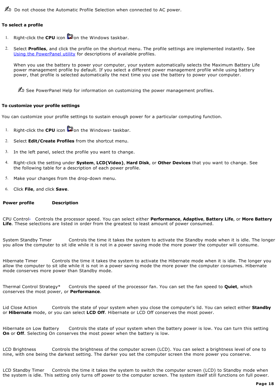 Sony PCG-GRX670 User Manual | Page 18 / 194