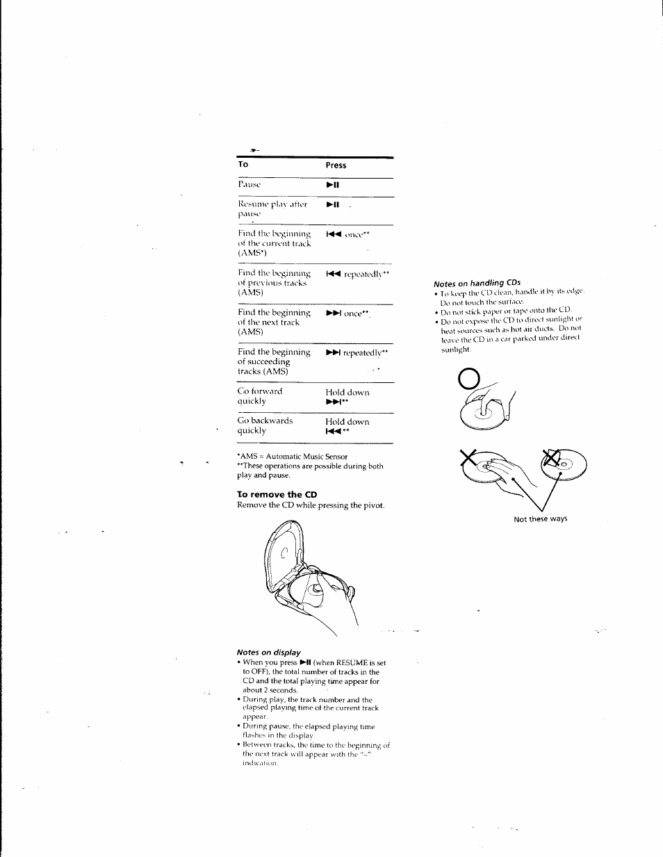 Sony D-ES52CK User Manual | Page 5 / 15