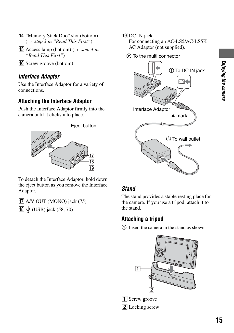 Sony DSC-T7 User Manual | Page 15 / 103