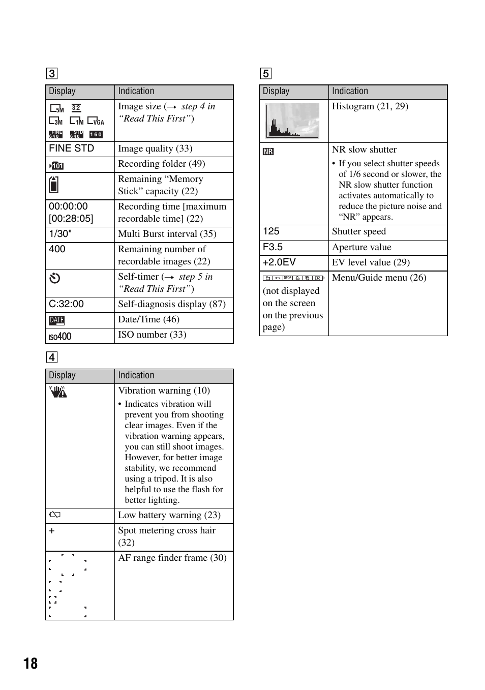 Sony DSC-T7 User Manual | Page 18 / 103