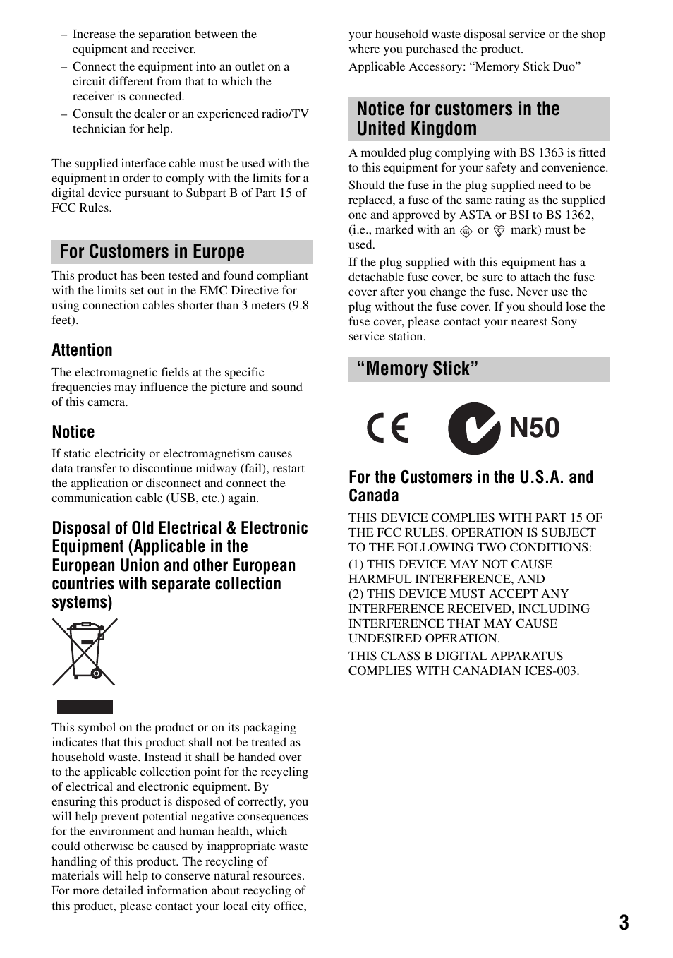 Sony DSC-T7 User Manual | Page 3 / 103