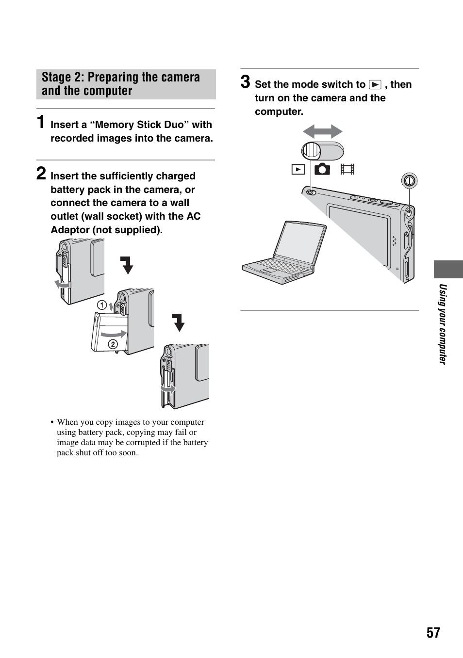 Sony DSC-T7 User Manual | Page 57 / 103