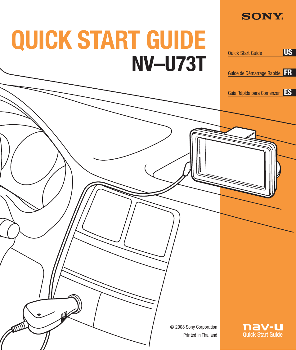 Sony NV-U73T User Manual | 60 pages