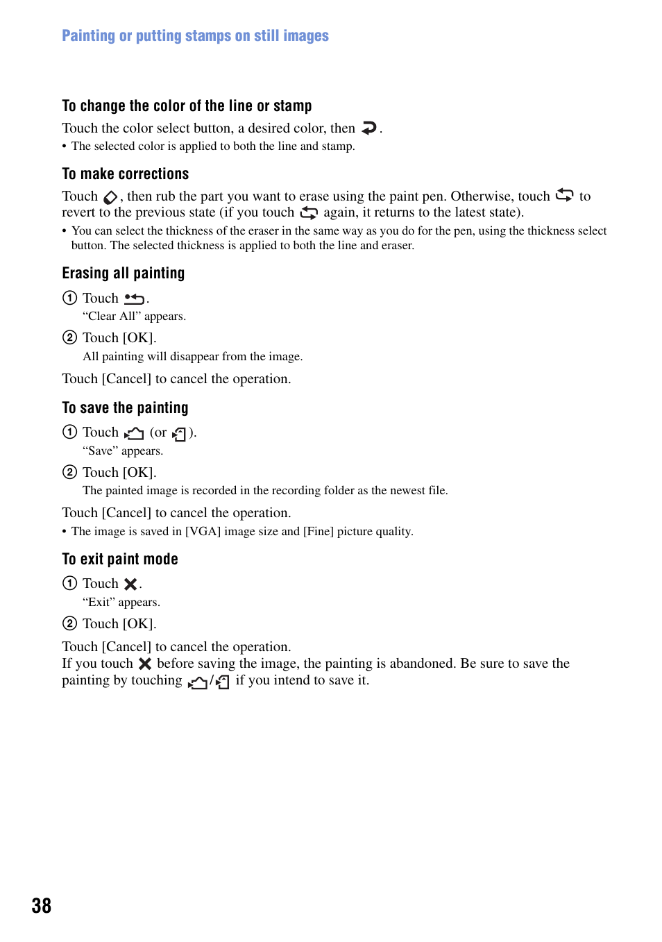 Sony DSC-T50 User Manual | Page 38 / 120