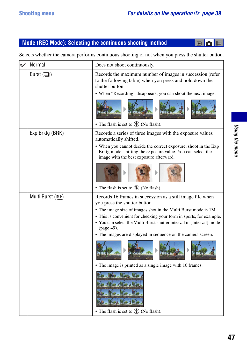 Sony DSC-T50 User Manual | Page 47 / 120