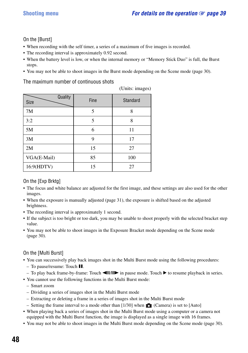 Sony DSC-T50 User Manual | Page 48 / 120