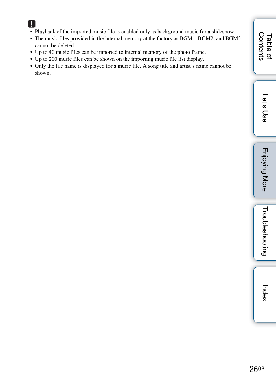 Sony DPF-HD800 User Manual | Page 26 / 63