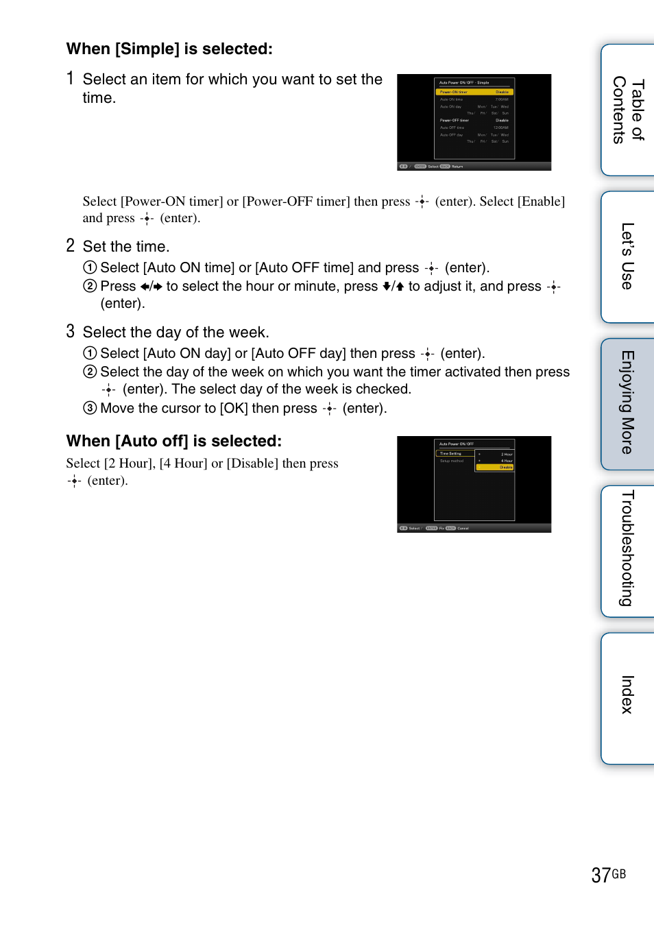 Sony DPF-HD800 User Manual | Page 37 / 63