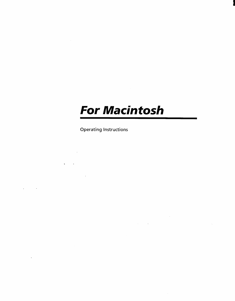 For macintosh | Sony DSC-F1 User Manual | Page 77 / 127