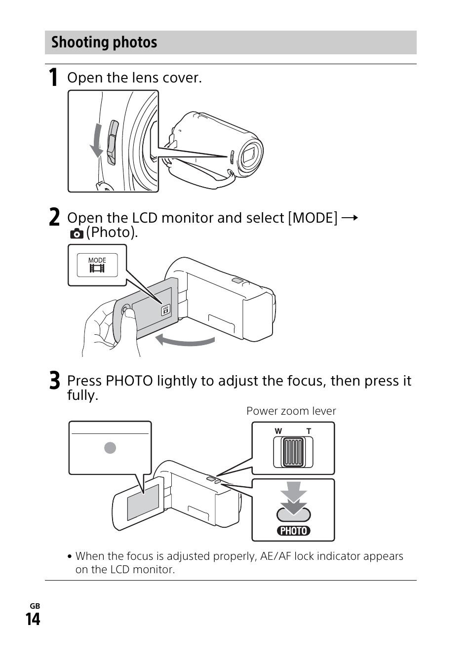 Sony HDR-PJ340 User Manual | Page 14 / 32
