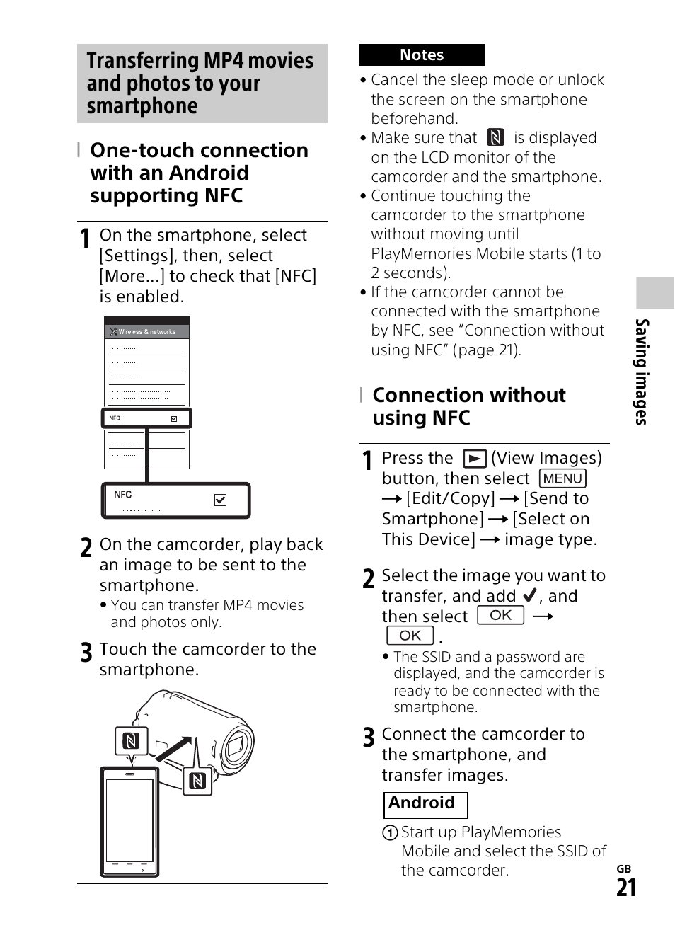 Sony HDR-PJ340 User Manual | Page 21 / 32