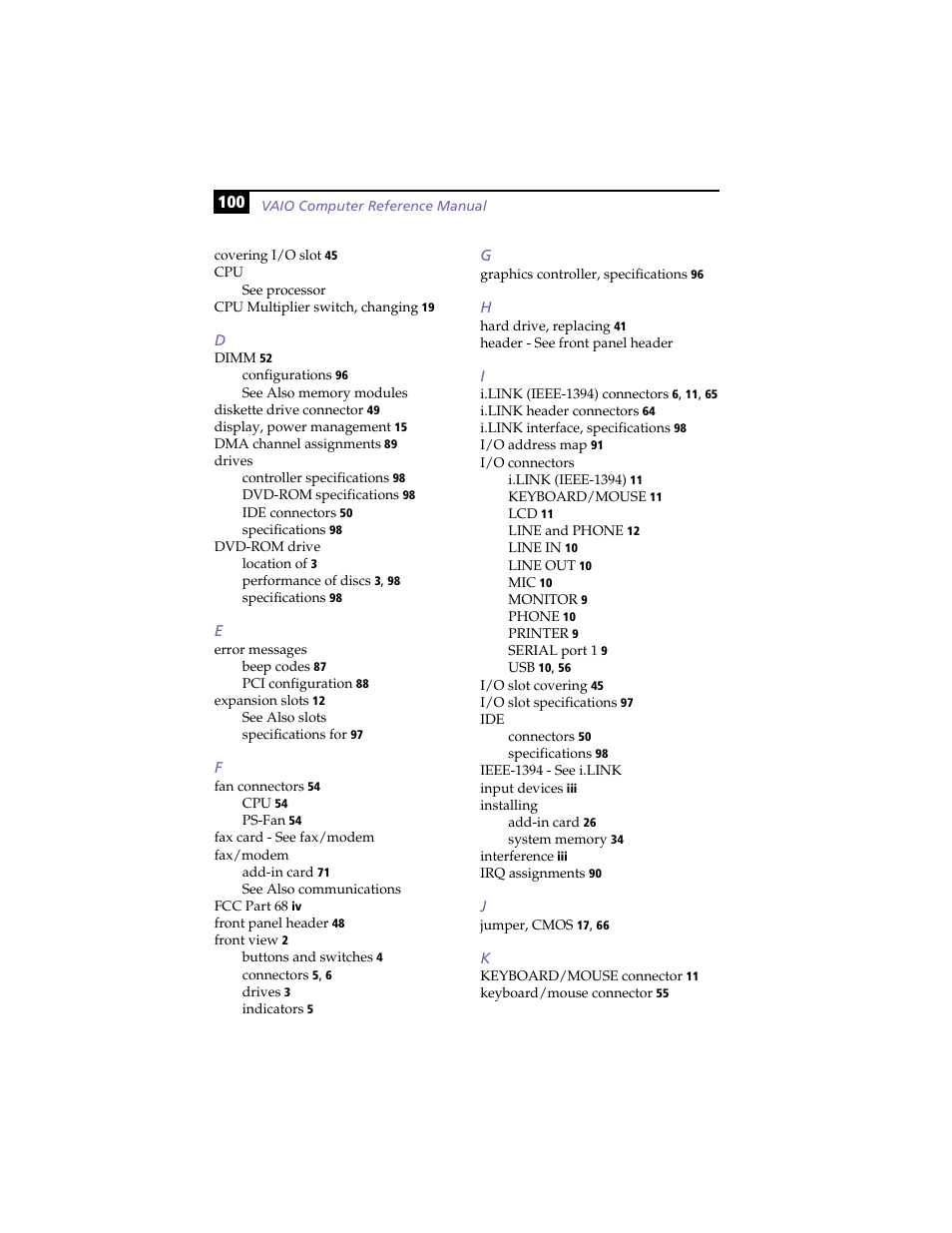 Sony PCV-L630 User Manual | Page 108 / 110