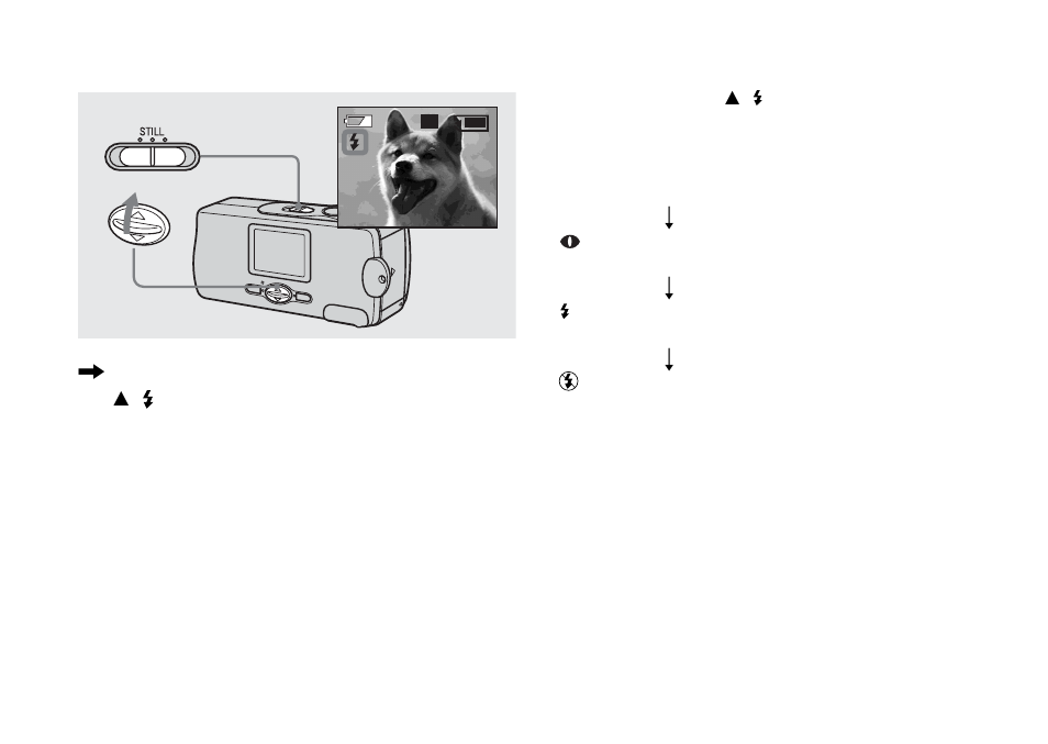 Selecting a flash mode | Sony DSC-U20 User Manual | Page 32 / 108