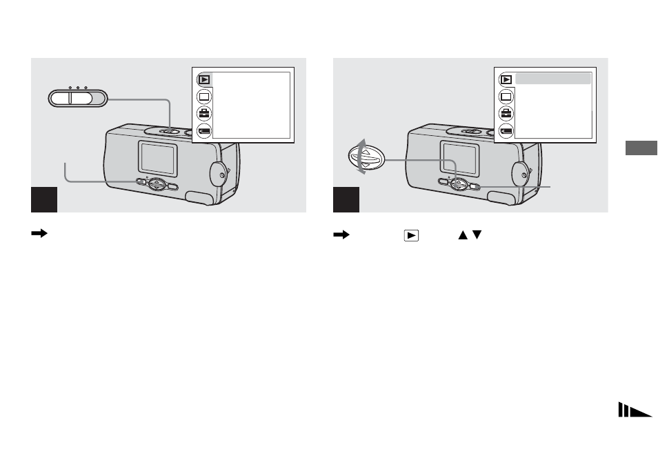 Viewing an index screen (four-image) | Sony DSC-U20 User Manual | Page 45 / 108