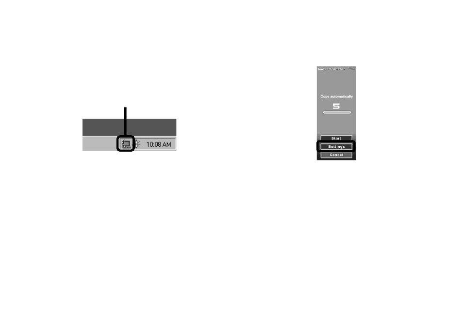 Changing “image transfer” settings | Sony DSC-U20 User Manual | Page 76 / 108