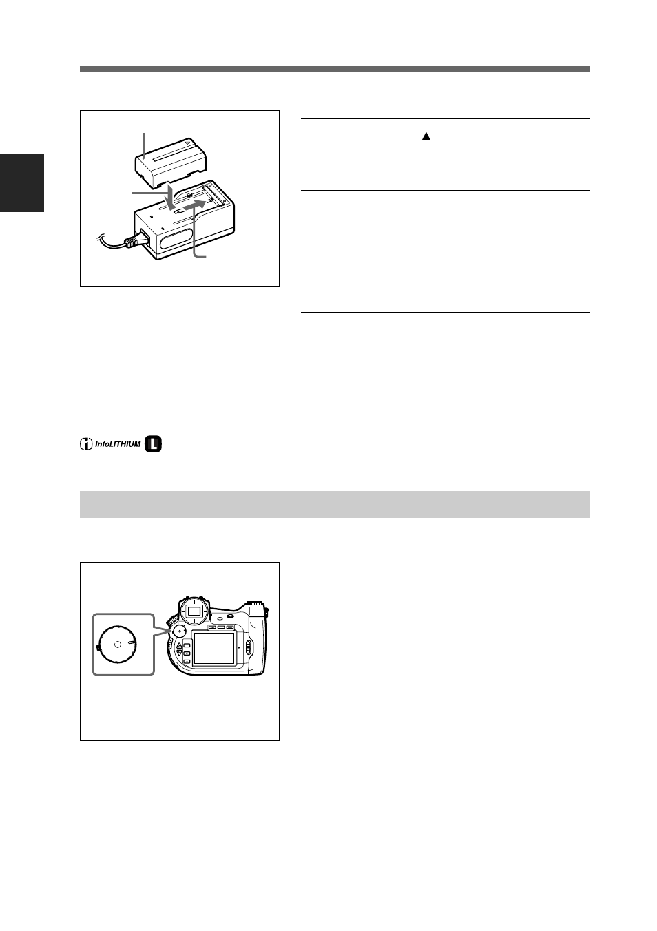 Installation of the battery pack, Preparations, 13 4(a) 4(b) | Sony DSC-D770 User Manual | Page 24 / 128