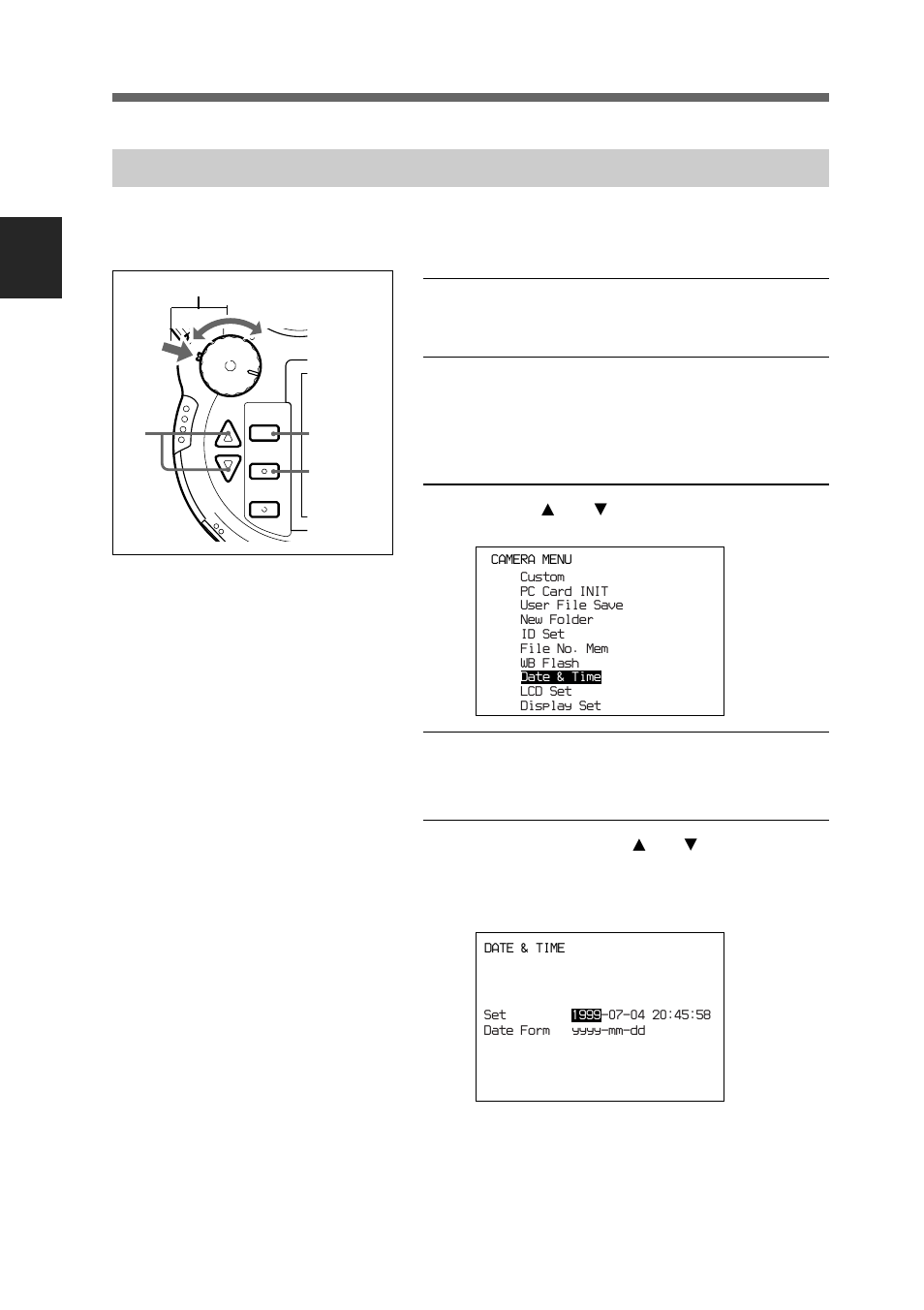 Setting the time and date | Sony DSC-D770 User Manual | Page 26 / 128