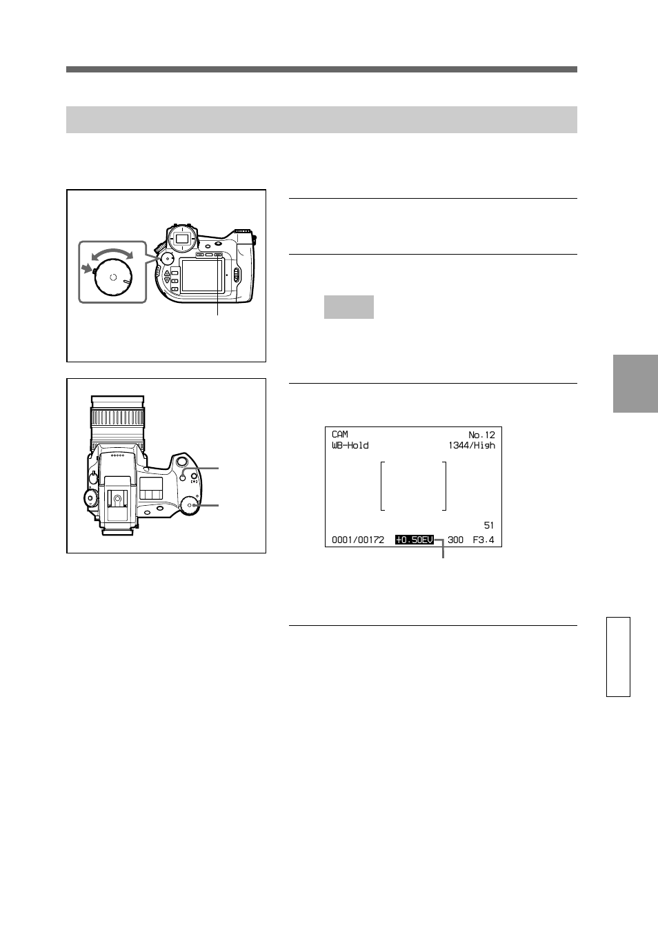 Press the lcd button to turn on the lcd monitor | Sony DSC-D770 User Manual | Page 57 / 128