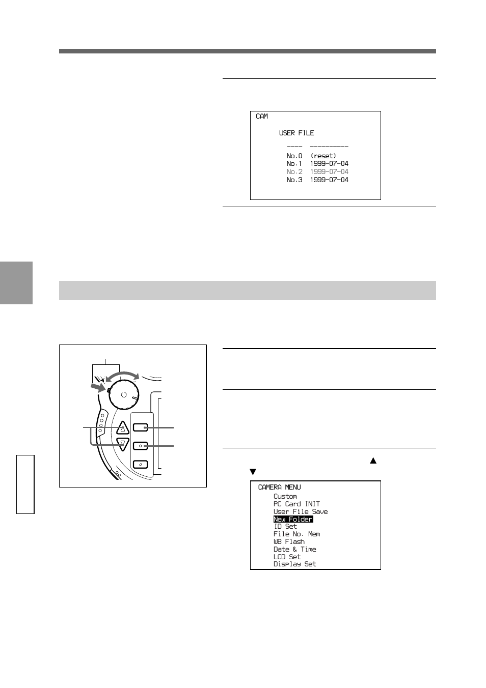 Making a folder to save pictures, Adv anced operations settings | Sony DSC-D770 User Manual | Page 66 / 128