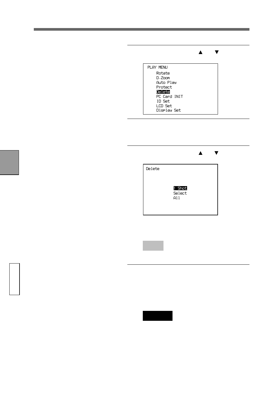 Adv anced operations erasing | Sony DSC-D770 User Manual | Page 96 / 128
