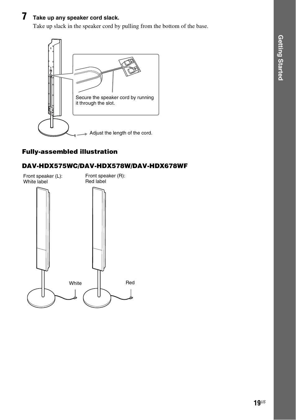 Sony HCD-HDX678WF User Manual | Page 19 / 128