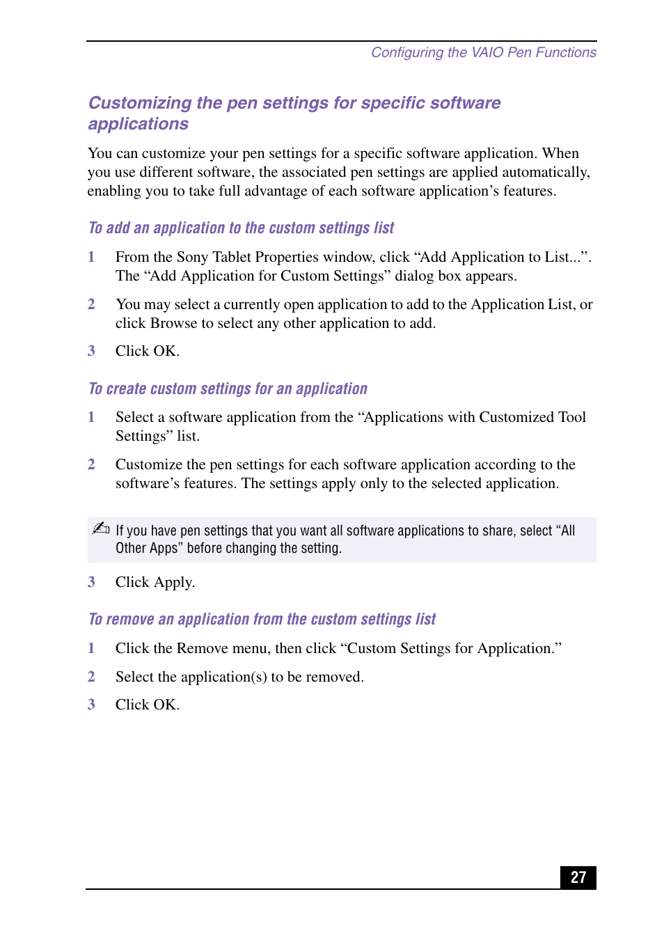 Sony PCV-LX920 User Manual | Page 27 / 112