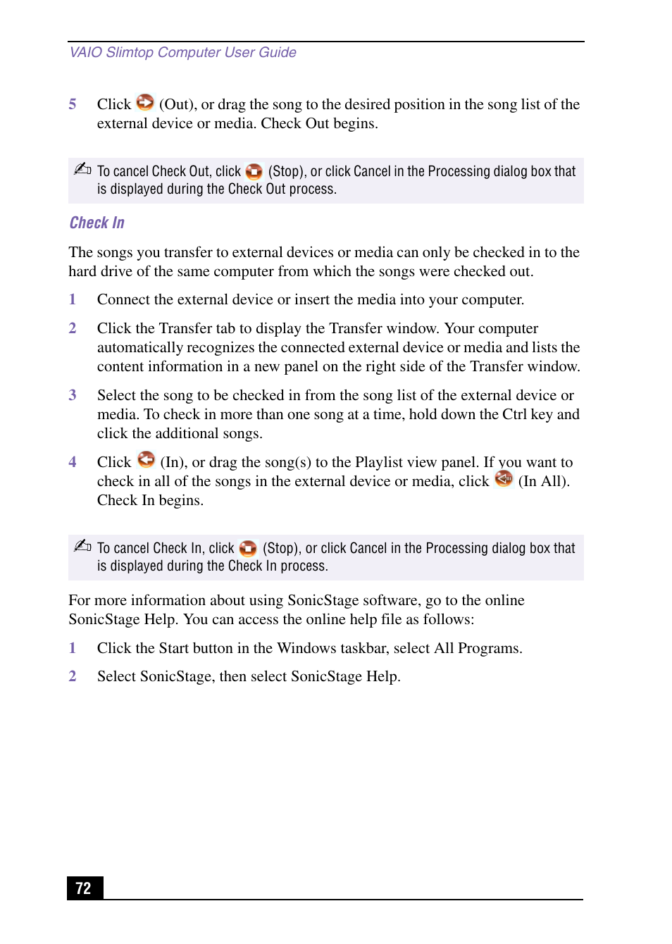 Sony PCV-LX920 User Manual | Page 72 / 112