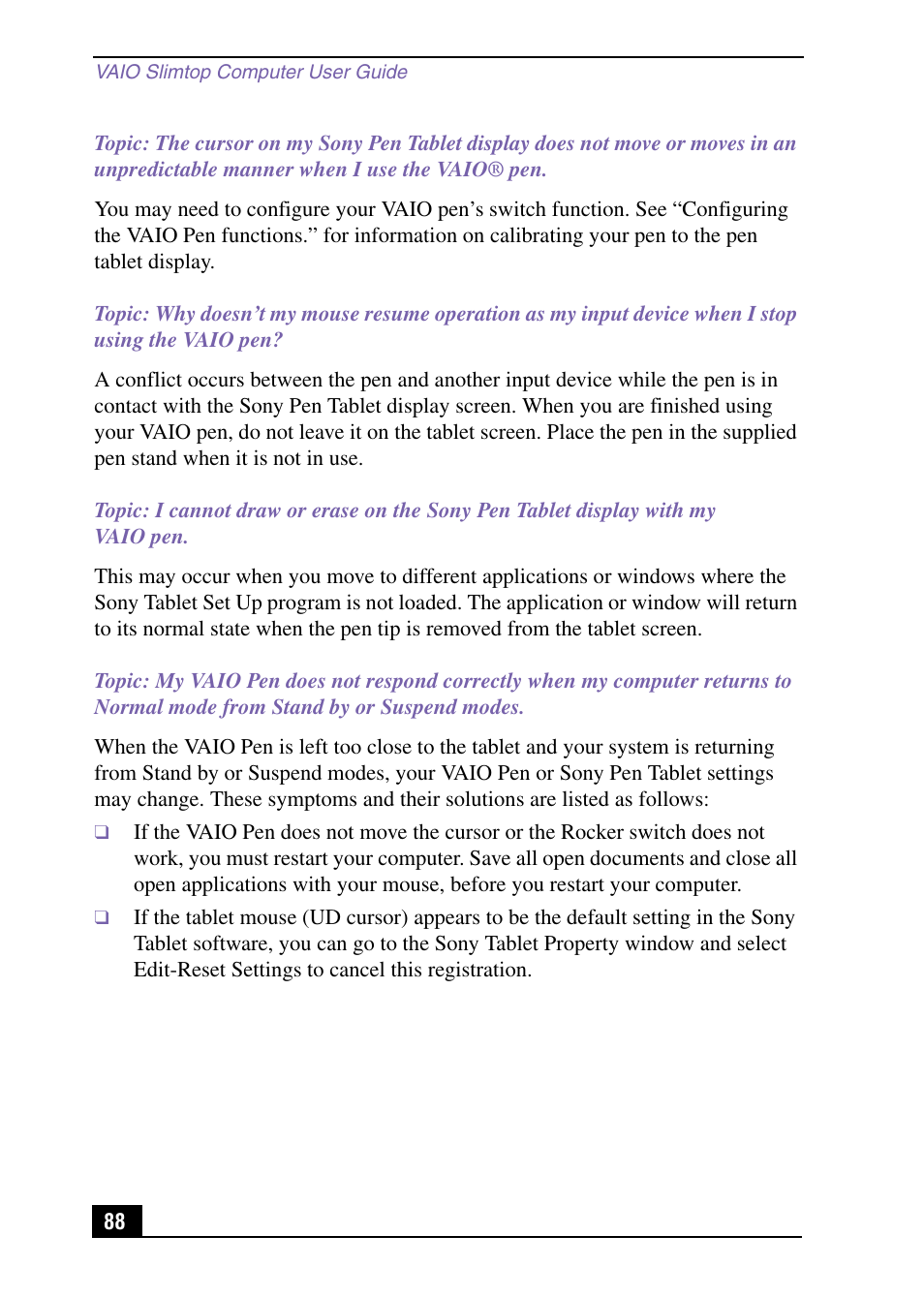 Sony PCV-LX920 User Manual | Page 88 / 112