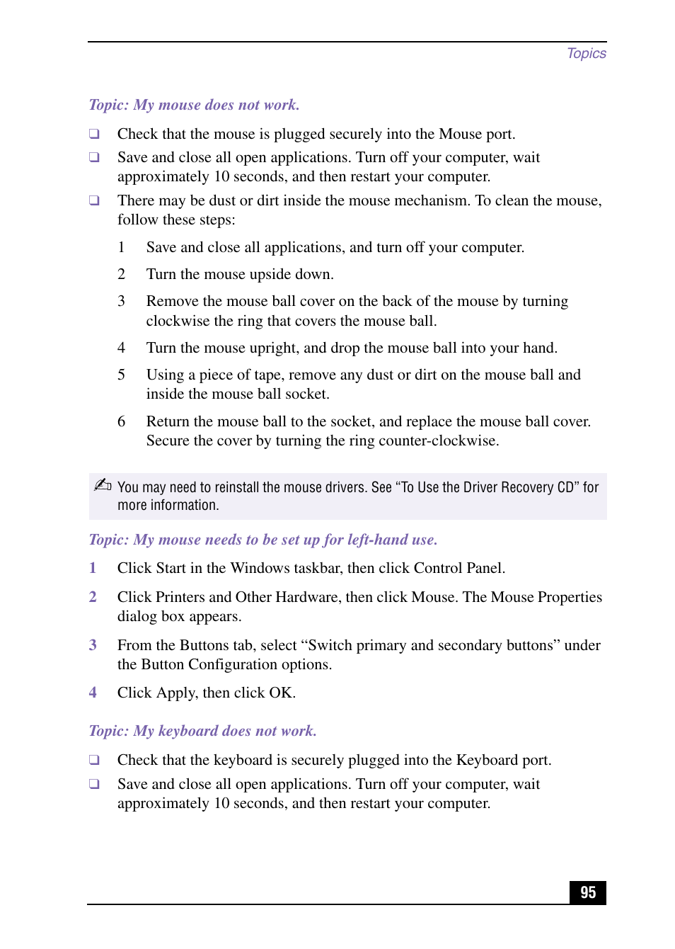 Sony PCV-LX920 User Manual | Page 95 / 112