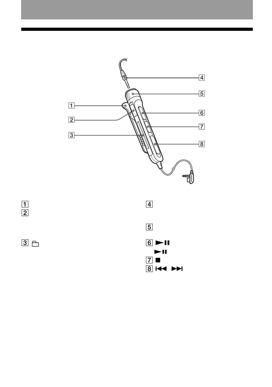 14 the headphones/earphones with a remote control | Sony MZ-N510CK User Manual | Page 14 / 108