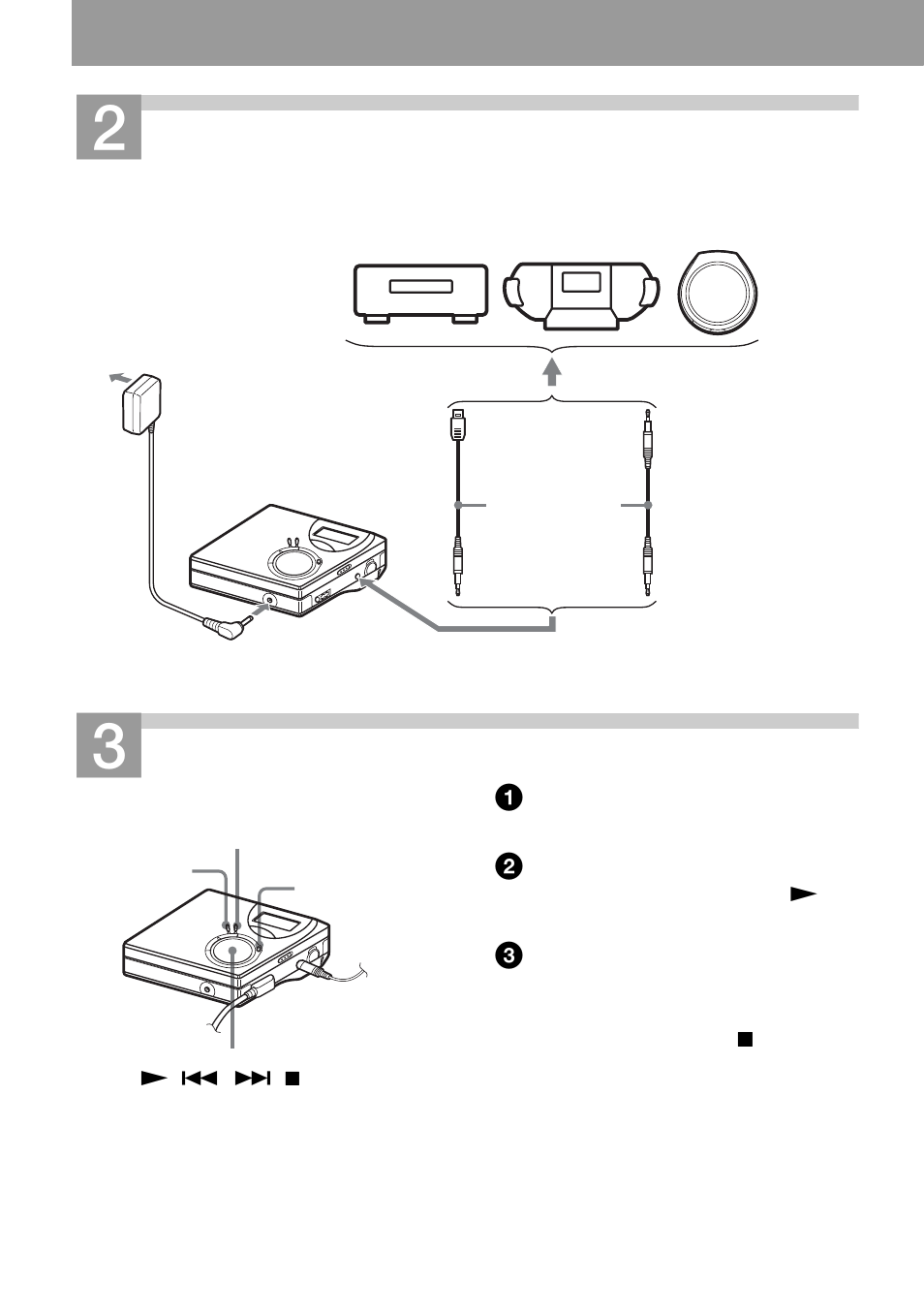 Make connections, Record an md | Sony MZ-N510CK User Manual | Page 18 / 108