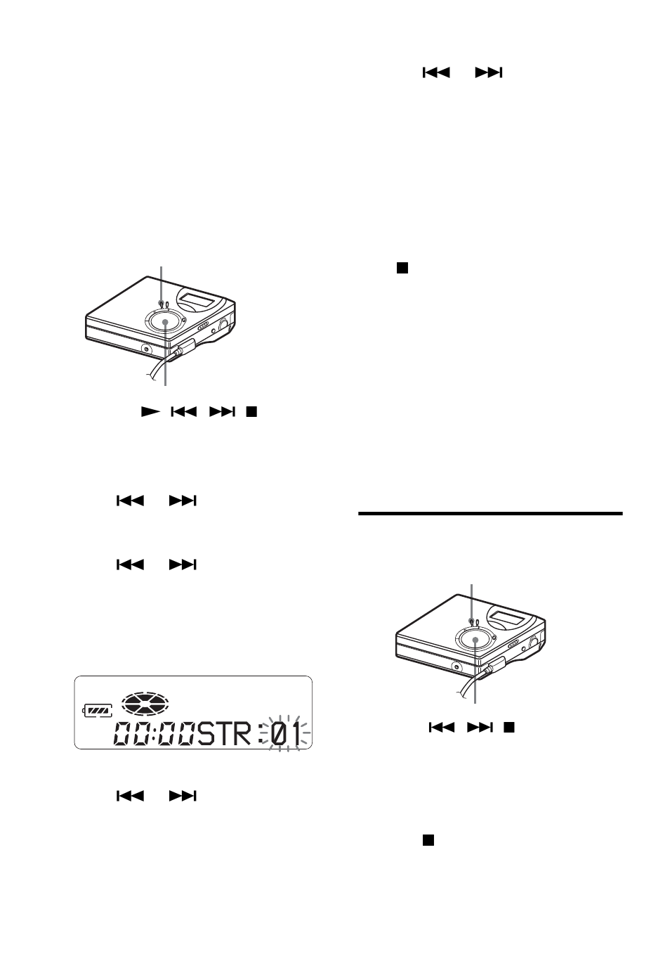 Releasing a group setting, Str:01 | Sony MZ-N510CK User Manual | Page 46 / 108